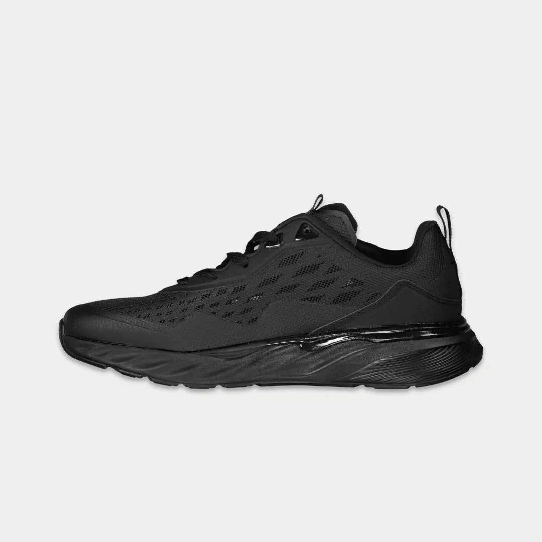 LA Gear Men's Highland Lowtop Sneakers | Black Footwear