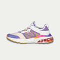 LA Gear Women's Artesia Lowtop Sneakers | White x Purple x Orange Footwear