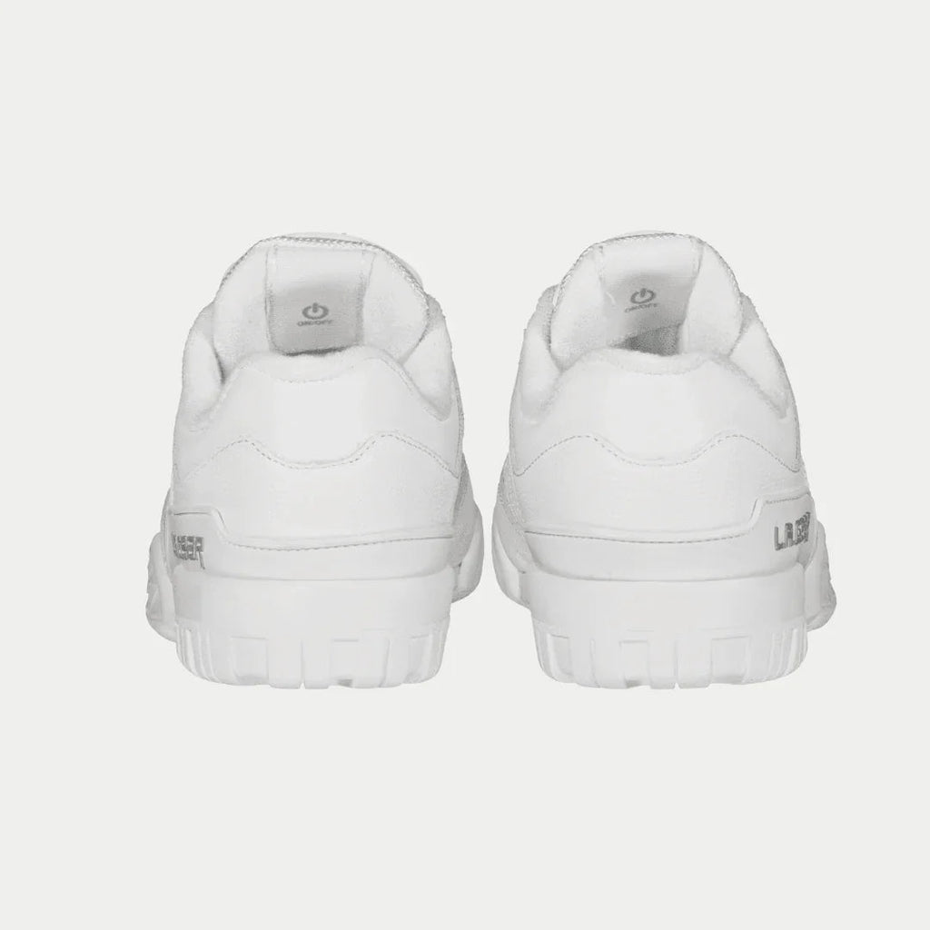 LA Gear Women's Boardwalk Lowtop Sneakers | Classic White Leather Footwear