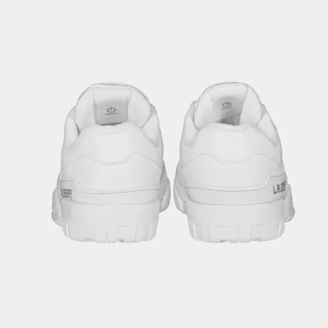 LA Gear Women's Boardwalk Lowtop Sneakers | Classic White Leather Footwear