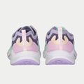 LA Gear Women's Mid-City Lowtop Sneakers | Lavender x Pink Casual Footwear