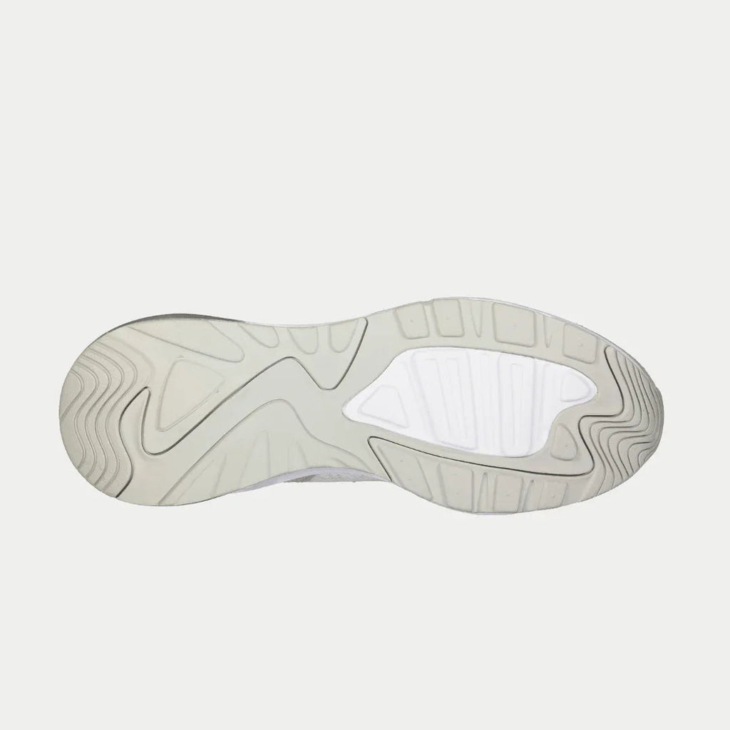 LA Gear Women's Runyon Lowtop Sneakers | White x Gray Footwear