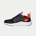 LA Gear Women's Tarzana Lowtop Sneakers | Black x Orange Footwear