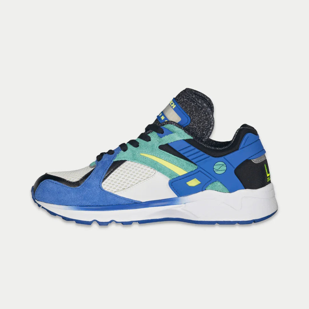 LA Gear Men's Catapult Light-Up Lowtop Sneakers | Blue x Green Footwear