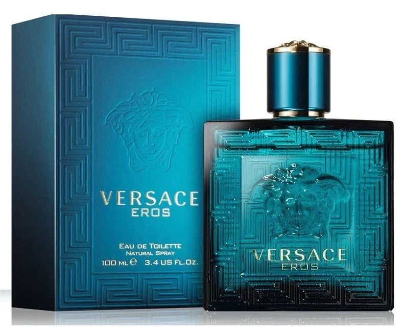 Versace Eros for Men Cologne - 100 ml (3.4 oz) EDT Spray