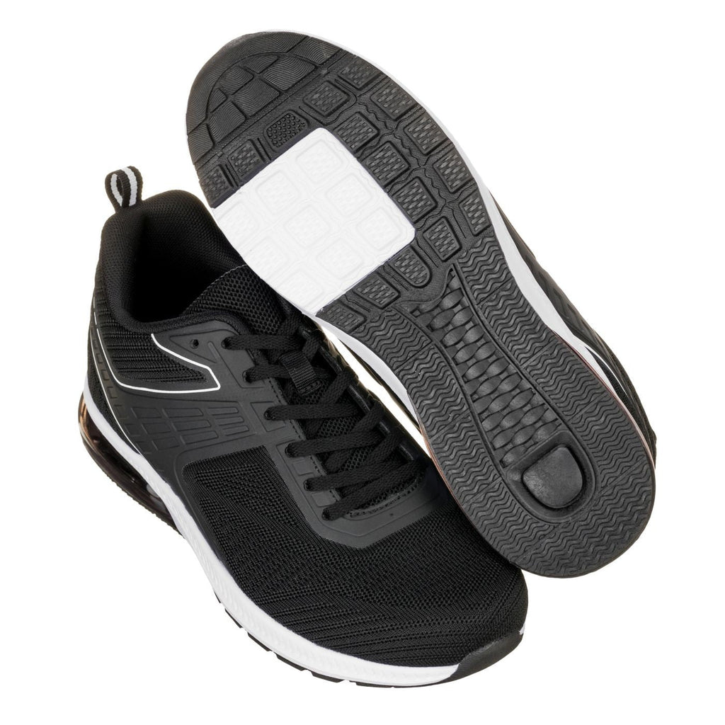 CALTO Q231 Super Lightweight Height-Increasing Sneakers | Black/White