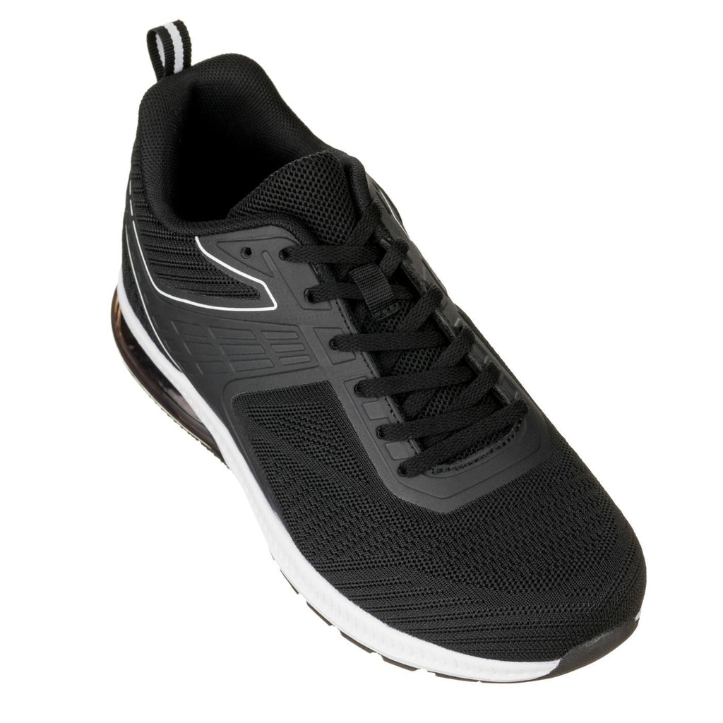 CALTO Q231 Super Lightweight Height-Increasing Sneakers | Black/White