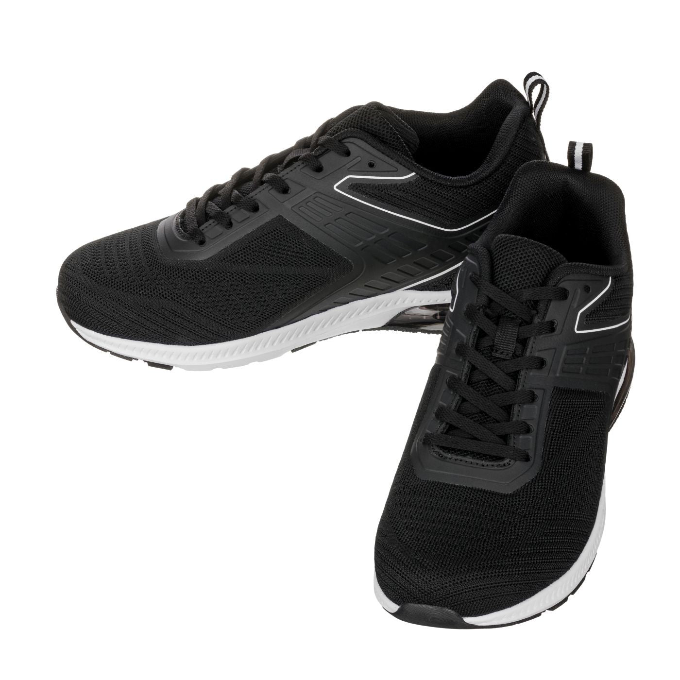 CALTO Q231 Super Lightweight Height-Increasing Sneakers | Black/White