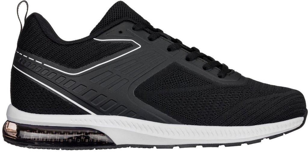CALTO Q231 Super Lightweight Height-Increasing Sneakers | Black/White