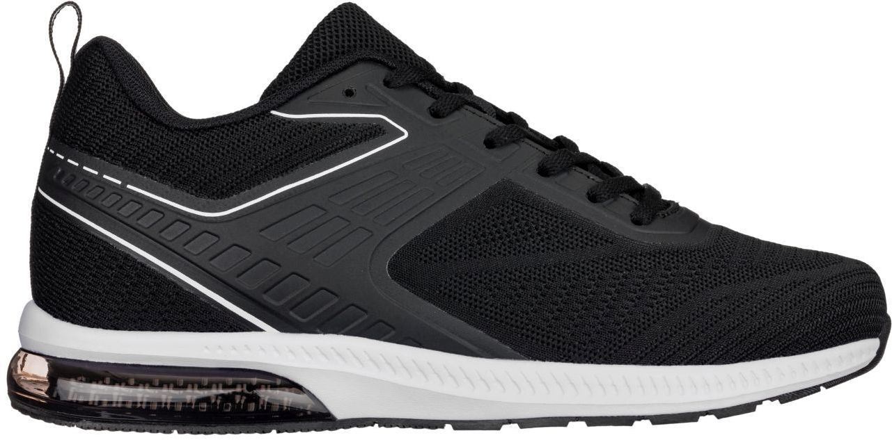 CALTO Q231 Super Lightweight Height-Increasing Sneakers | Black/White